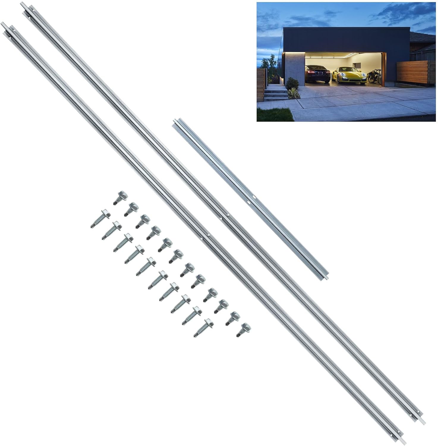 16’ Heavy Duty Garage Door Support Strut Reinforcement, Garage Door