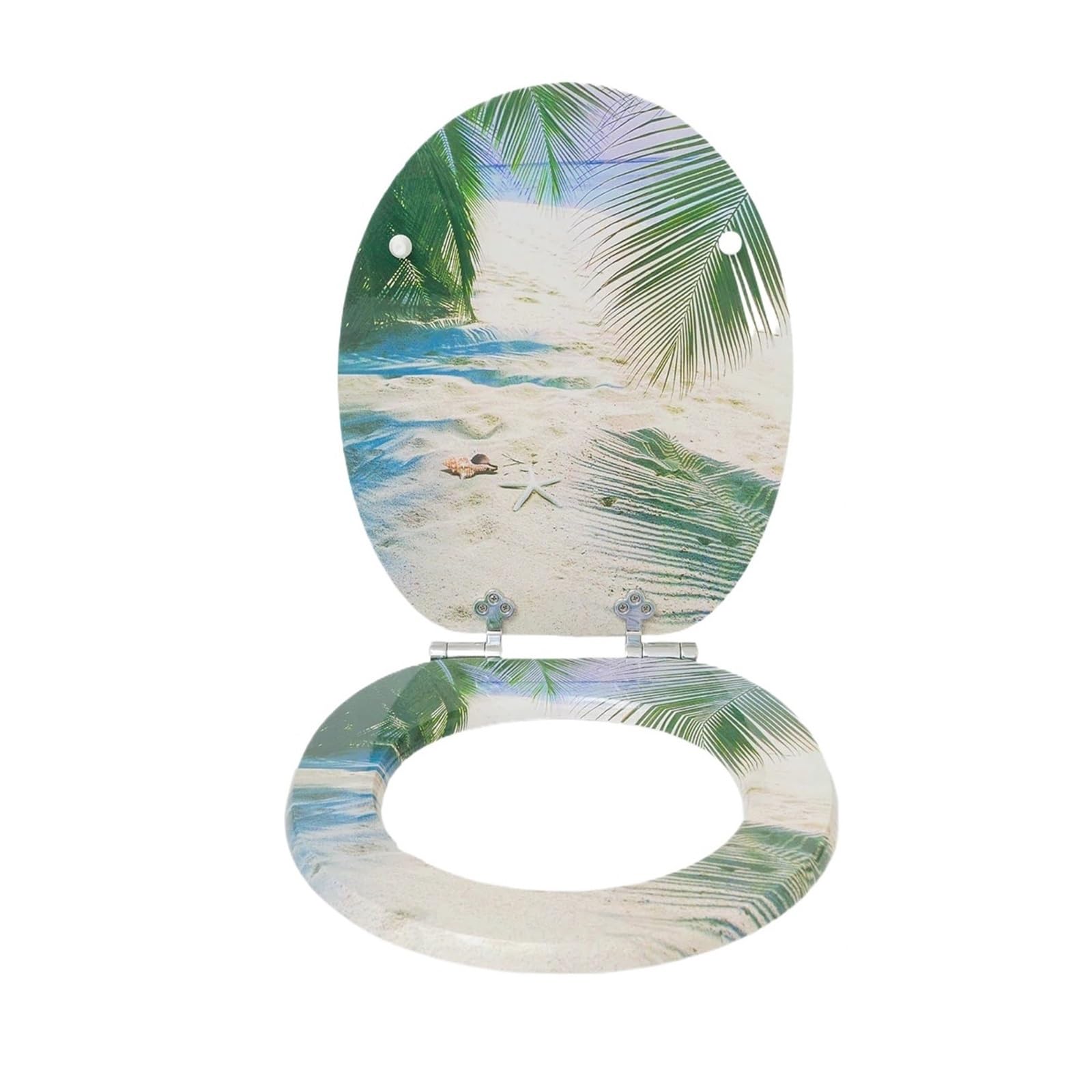 Dsfvervd Color03 Soft Close Toilet Seat Soft-Close Mdf Wood Core Wc Toilet Seat