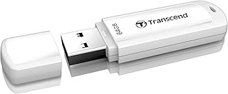Transcend ‎TS64GJF730 64GB JetFlash 730 USB3.1 Flash Drive, White
