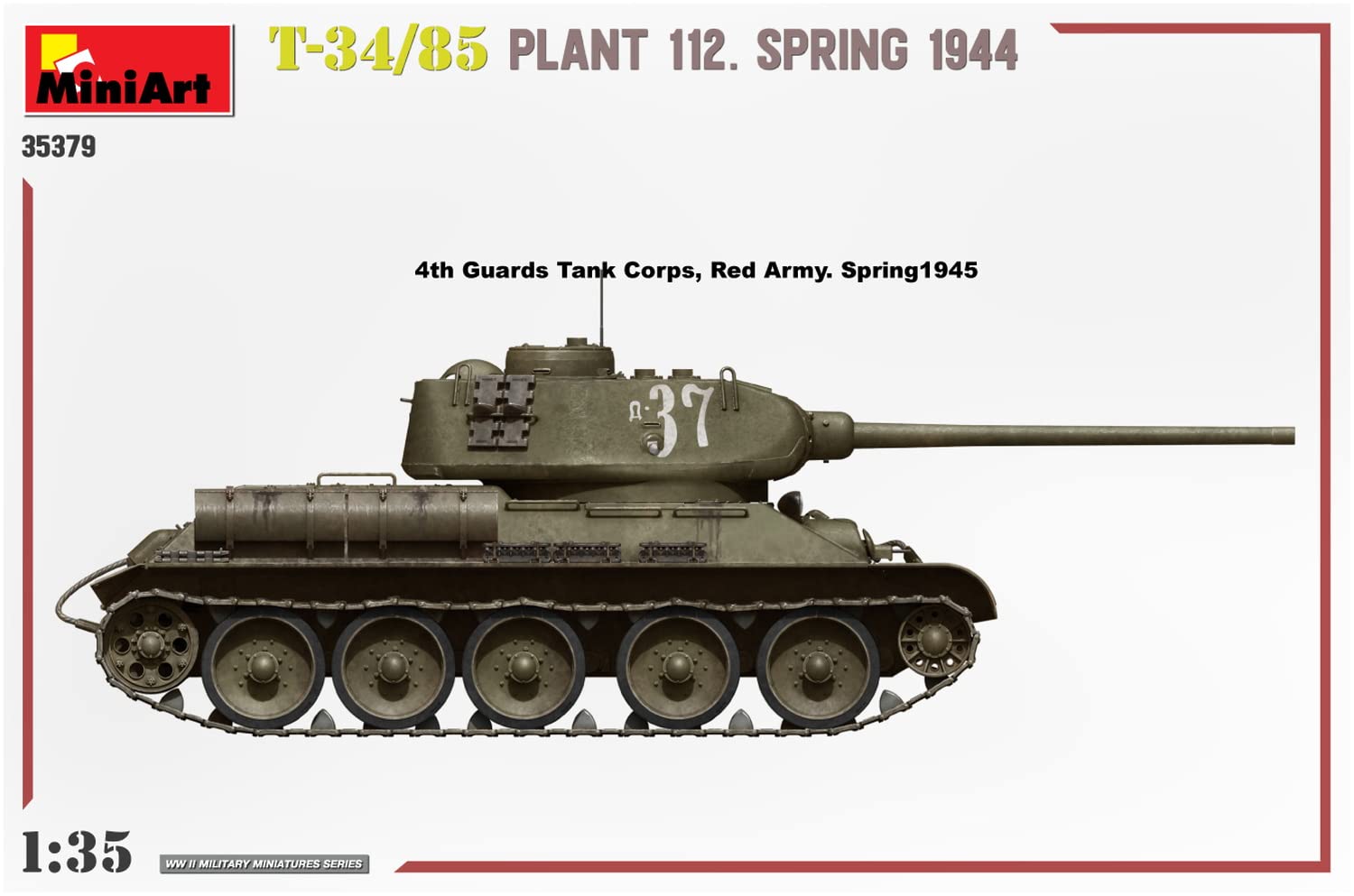 Amazon | ミニアート(Miniart) 1/35 T-34-85 第112工場 1944年春