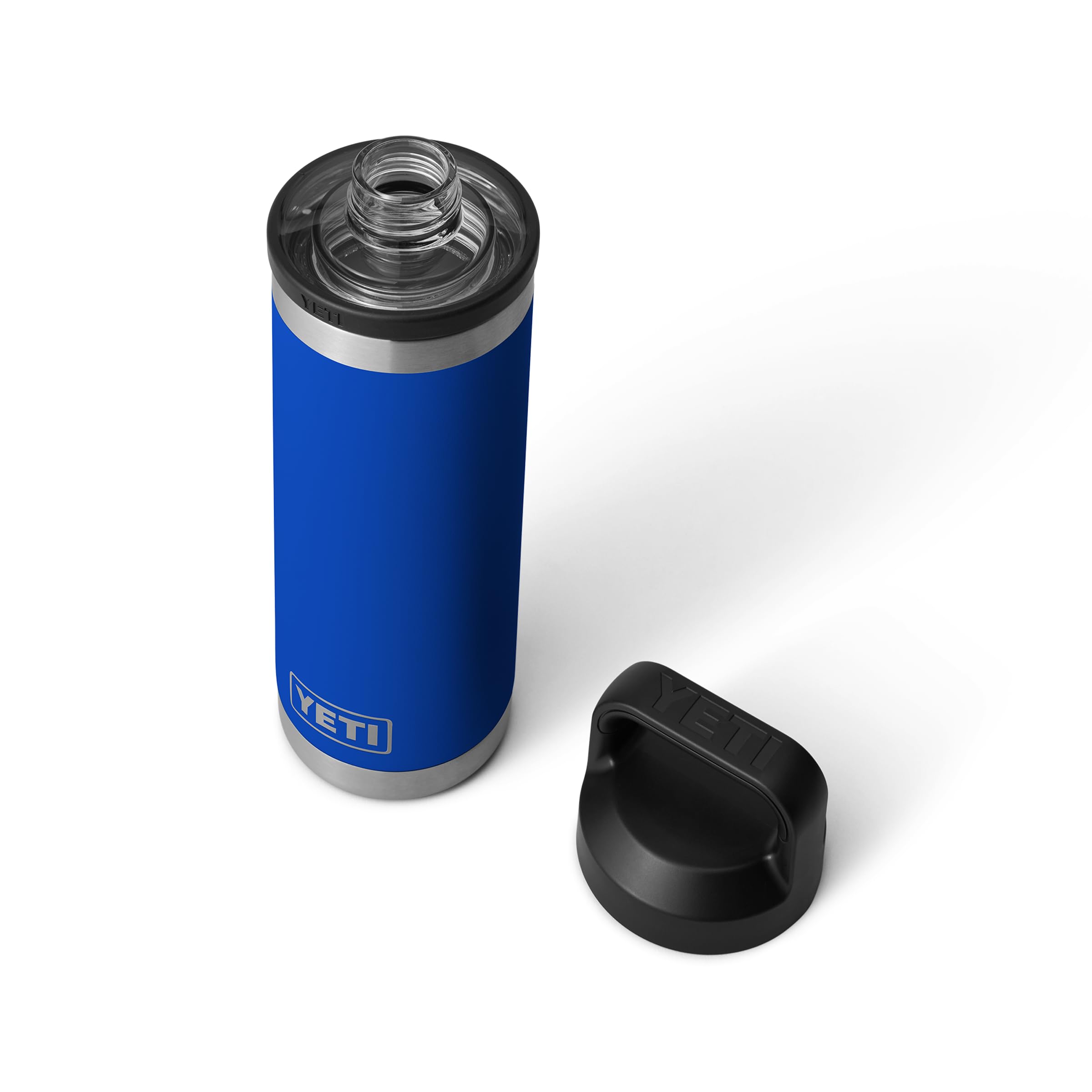 YETI Rambler Bottle Chug, Vaccum Insulated Stainless Steel Bottle with Chug Cap, Royal Blue, 18 oz (532 ml)