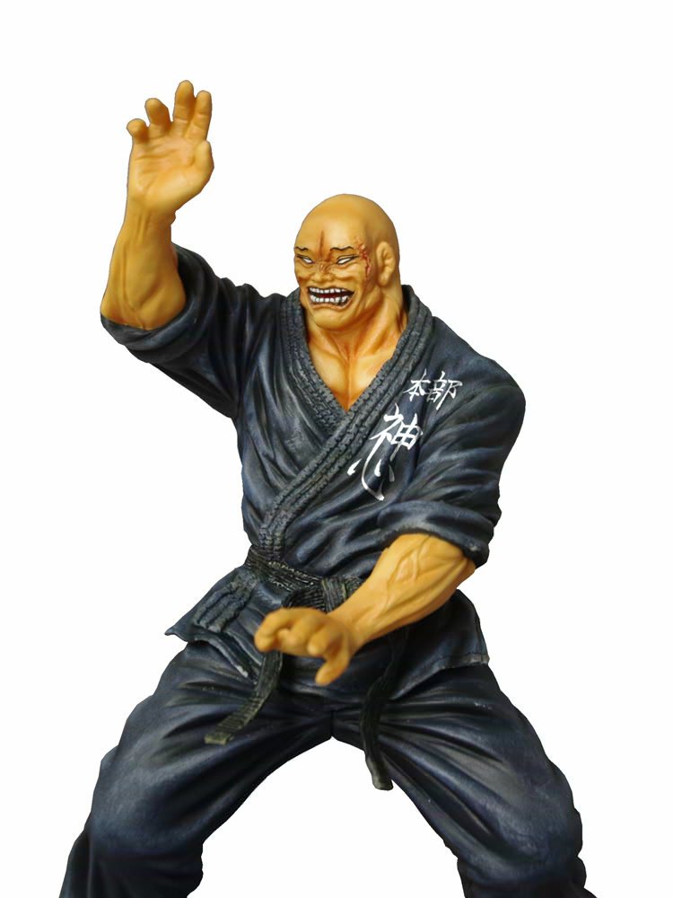 【流通限定】RDF 愚地独歩 フィギュア 黒道着　箱無し　オマケ付 流通限定】RDF 愚地独歩 フィギュア 黒道着 箱無し オマケ付