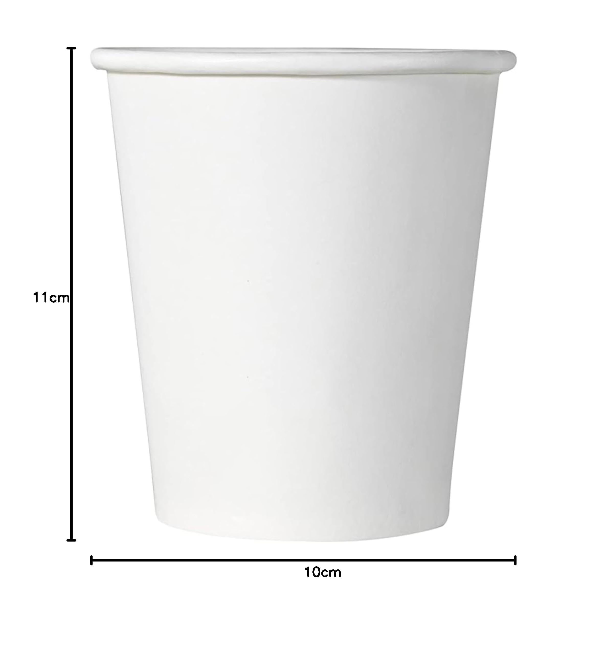 DETERMONDO Bicchieri in Carta 180 ml, 500 Pezzi, Bianchi, Monouso Compostabili, Ecologici e Biodegradabili, Per Acqua, Resistenti per Bevande Fredde e Calde, Ideali per Eventi, Feste, Catering