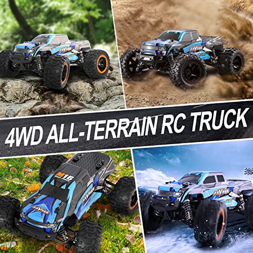 Rc Cars, Remote Control Car For Boys, 2.4 Ghz 1:16 Rc Trucks, High Speed Racing Car, 4X4 Off Road Monster Truck, Electric Crawler With Headlights, Hobby Car Toy Gift For Adults Kids Girl (Blue Car) #TOP2