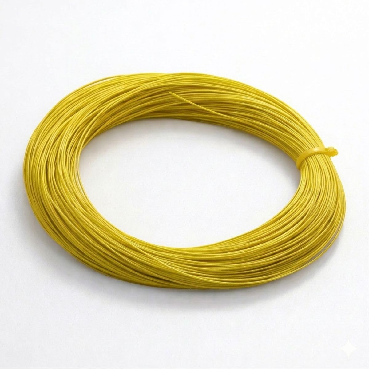 Badminton Racket String, High Elasticity Multi Filament Gut, 100 Mtr, White, Yellow, Black, Blue, 4 Colours Available (Yellow)-image-37