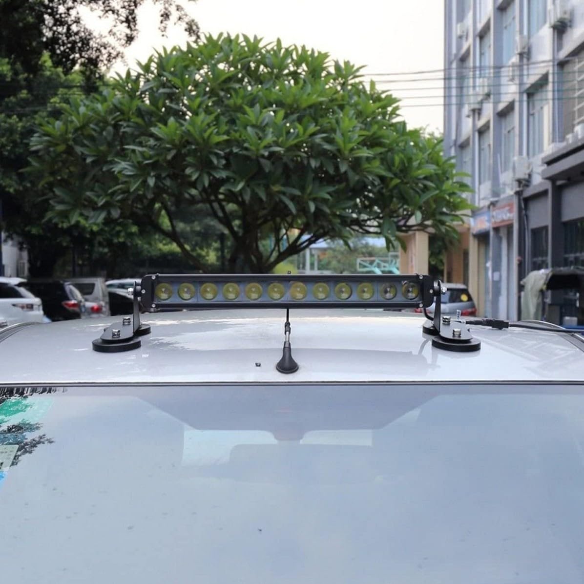 Magnetische Montagehalterung für Autodach aus Stahl Schwarz Rostfrei und Formbeständig für Autodach Lichtleiste bei Fahrzeugmodifikation