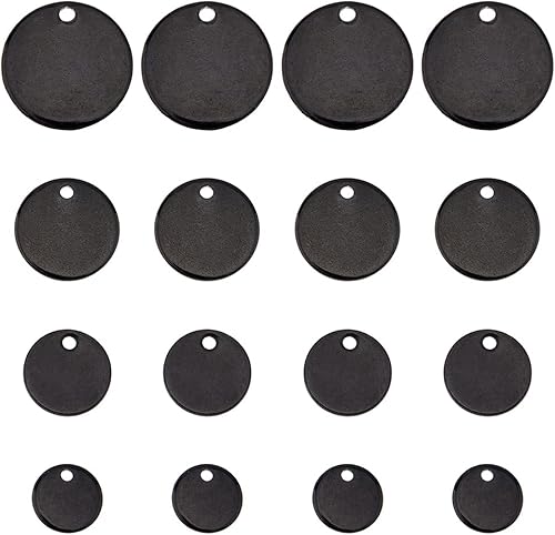 Miniatura 1 de SUPERFINDINGS Colgantes de etiqueta de palabra con mensaje de estampado en blanco 304 de acero inoxidable para pulseras de bricolaje, collares,