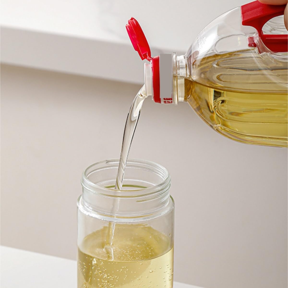 Dispenser per Salsa di Soia Set Da 2 Pezzi Di Bottiglie Di Vetro For Condimento Di Aceto E Salsa Di Soia Senza Olio Contenitore Dell'olio