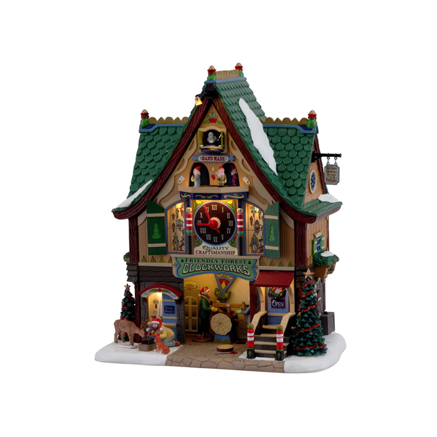 Lemax 15734-UK Santa's Wonderland Sights & Sounds: Friendly Forest Clockworks