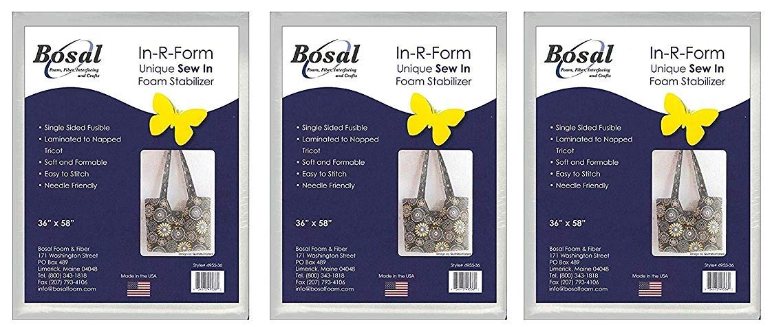 Bosal R-Form mousse unilatérale pour réparer et rigidifier les sacs