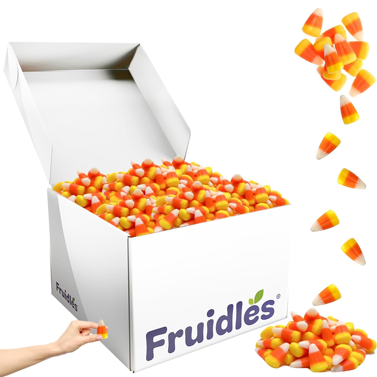Fruidles Candy Corn, Classic Halloween Candy Treats- Dragon teeth Candy - Candy Bulk, Gluten Free - Fun & Festive Holiday Snacking Fun (10 Pounds (Bulk))