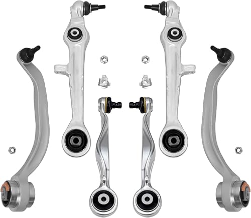 Miniatura 19 de Detroit Axle - Kit de brazos de control AWD para cargador Chrysler 300 Dodge Challenger Magnum, 2 brazos de control superiores delanteros con rótula