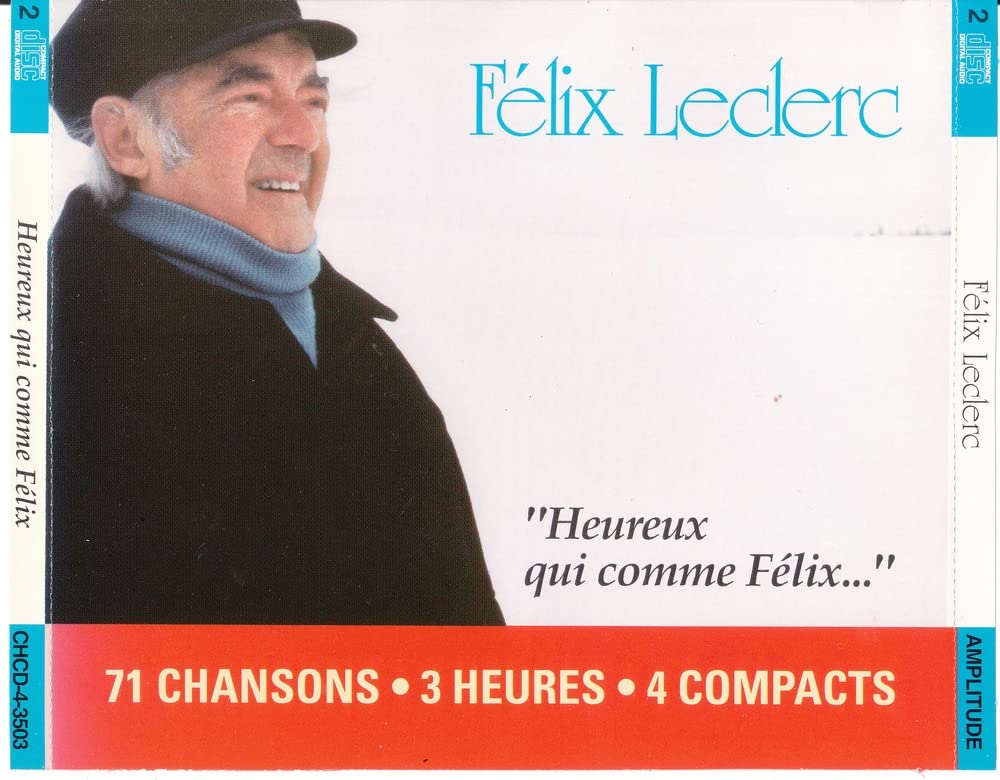 Heureux Qui Comme [Audio CD] Felix Leclerc