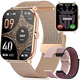 Uhr Damen Smartwatch Rosegold Telefonfunktion - 1.85