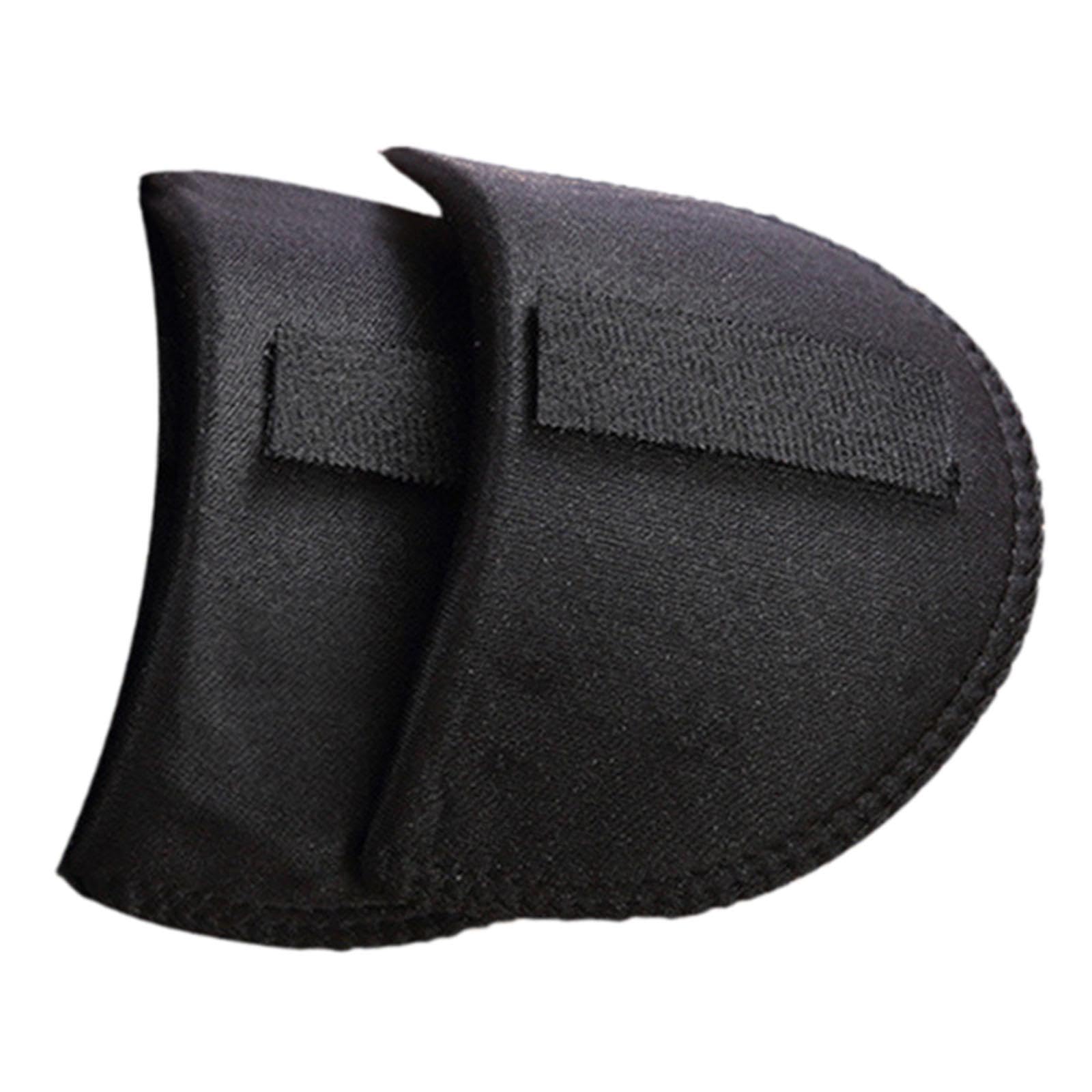 1 Pair Women Shoulder Pads Portable Professional Blazer Sponge Shoulder Pads 1.5cm Black-Clothing & Accessories-Women-Slips-Half Slips-image-29