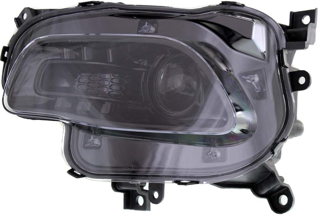 CarLights360 For 2014 15 16 2017 Jeep Cherokee Pair Headlights Driver and Passenger Side; Black Trim CH2502249 CH2503249 | 68102847AE 68102846AE