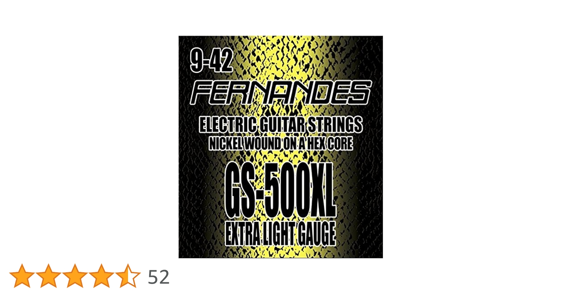 Amazon.co.jp: FERNANDES GS1500XL NI エレキギター弦