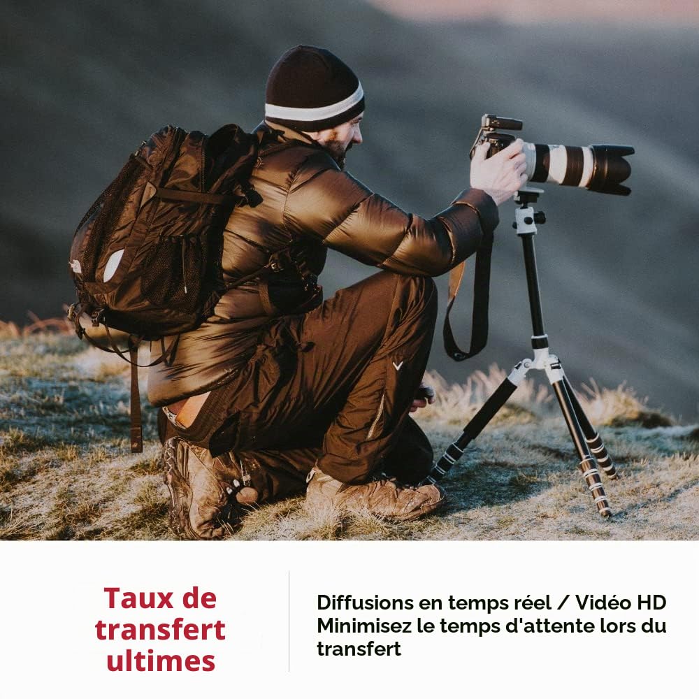 Gigastone Carte Mémoire SDXC 128 Go Lot de 2 , Prime Série, Vitesse 80 Mo/s. Compatible avec Photos, vidéos, Musique, Caméscope, Caméra, PC, U1 UHS-I Classe 10 pour UHD Vidéo, avec 2 Mini étui