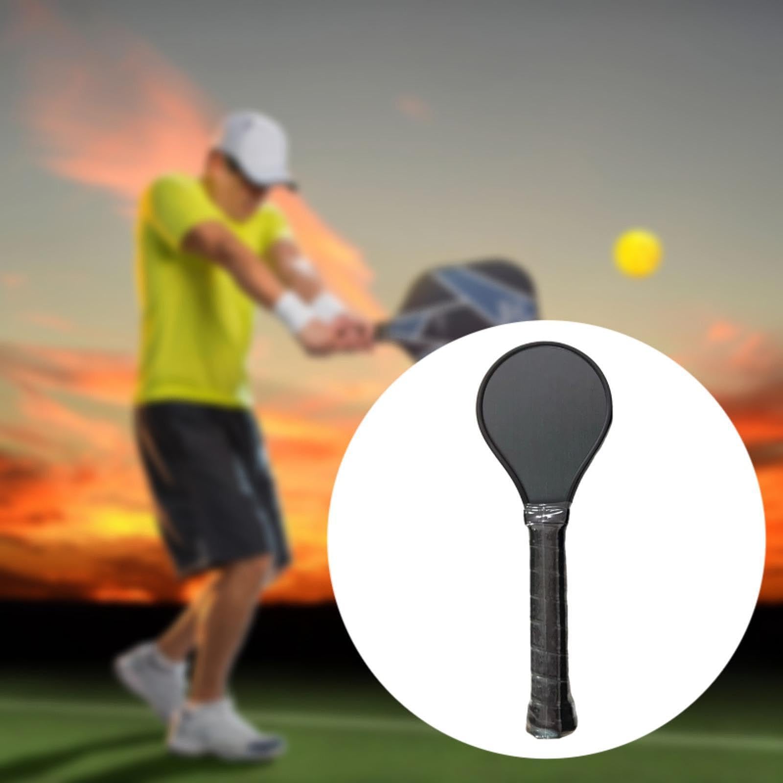 Racchette da Pickleball, Impugnatura Comoda, Superficie in Fibra di Carbonio, Racchetta da Pickleball per Competizioni.