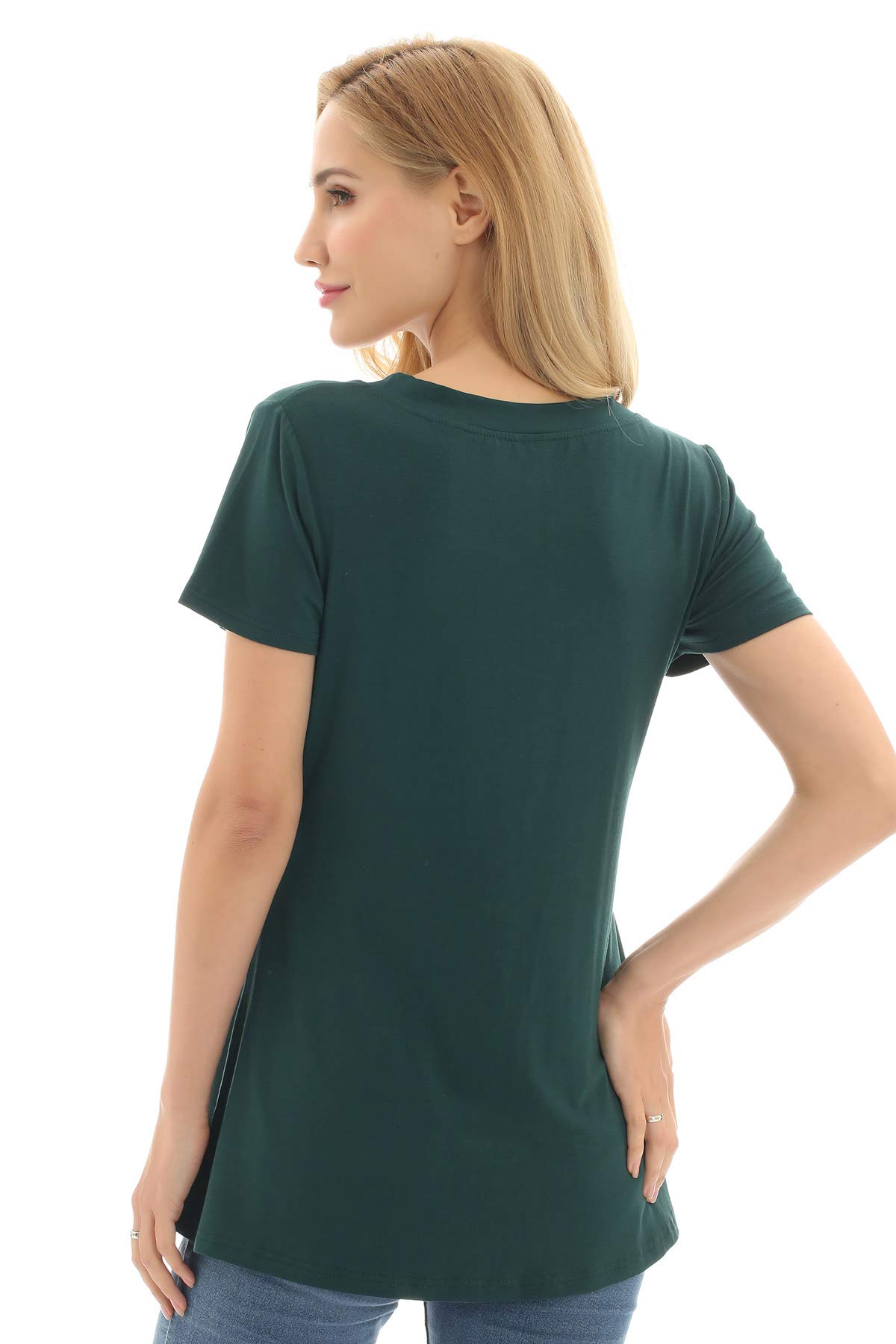 Confezione da 3 magliette da donna con scollo a V per allattamento al seno