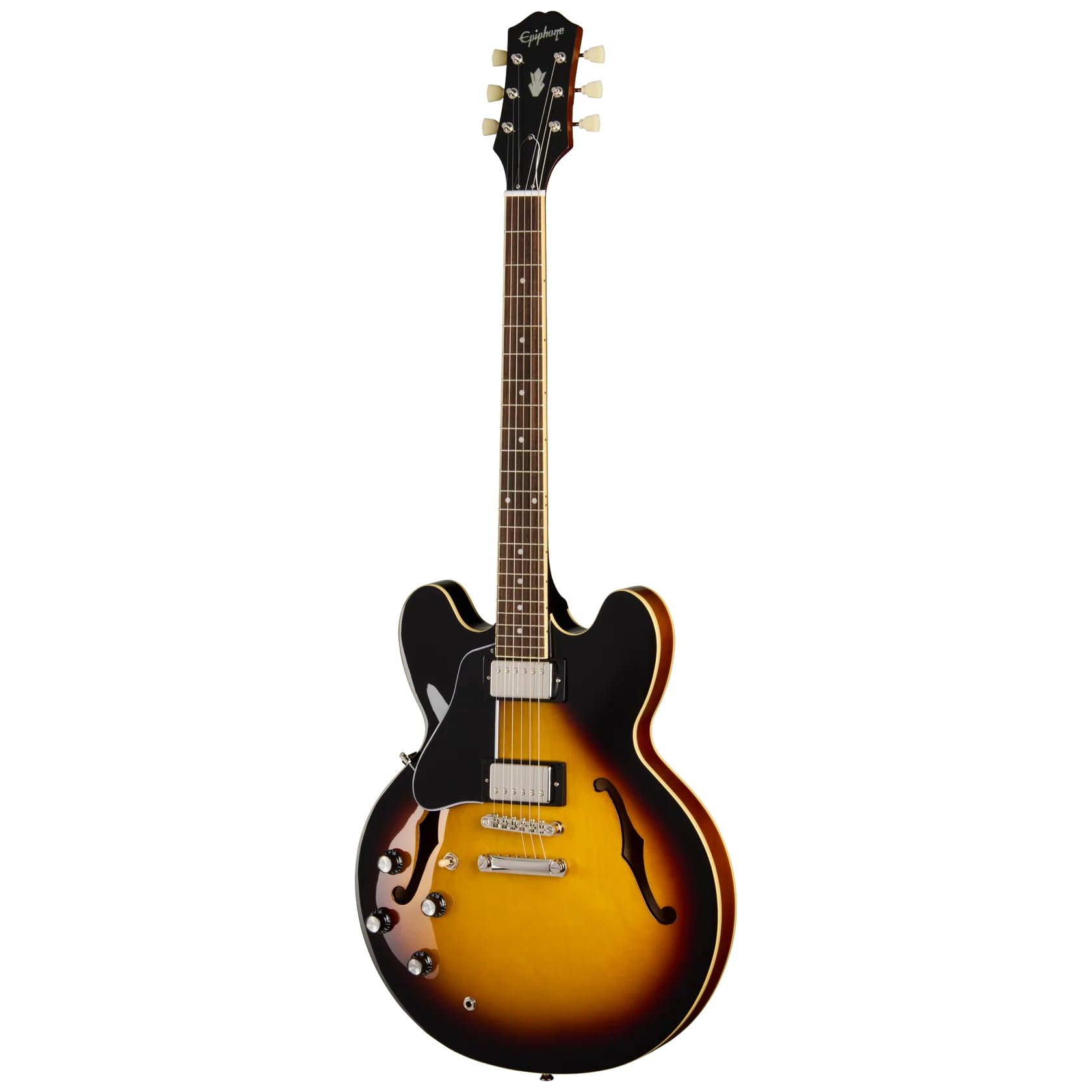 Epiphone ES-335 Vintage Sunburst LH Electric Guitar, Black