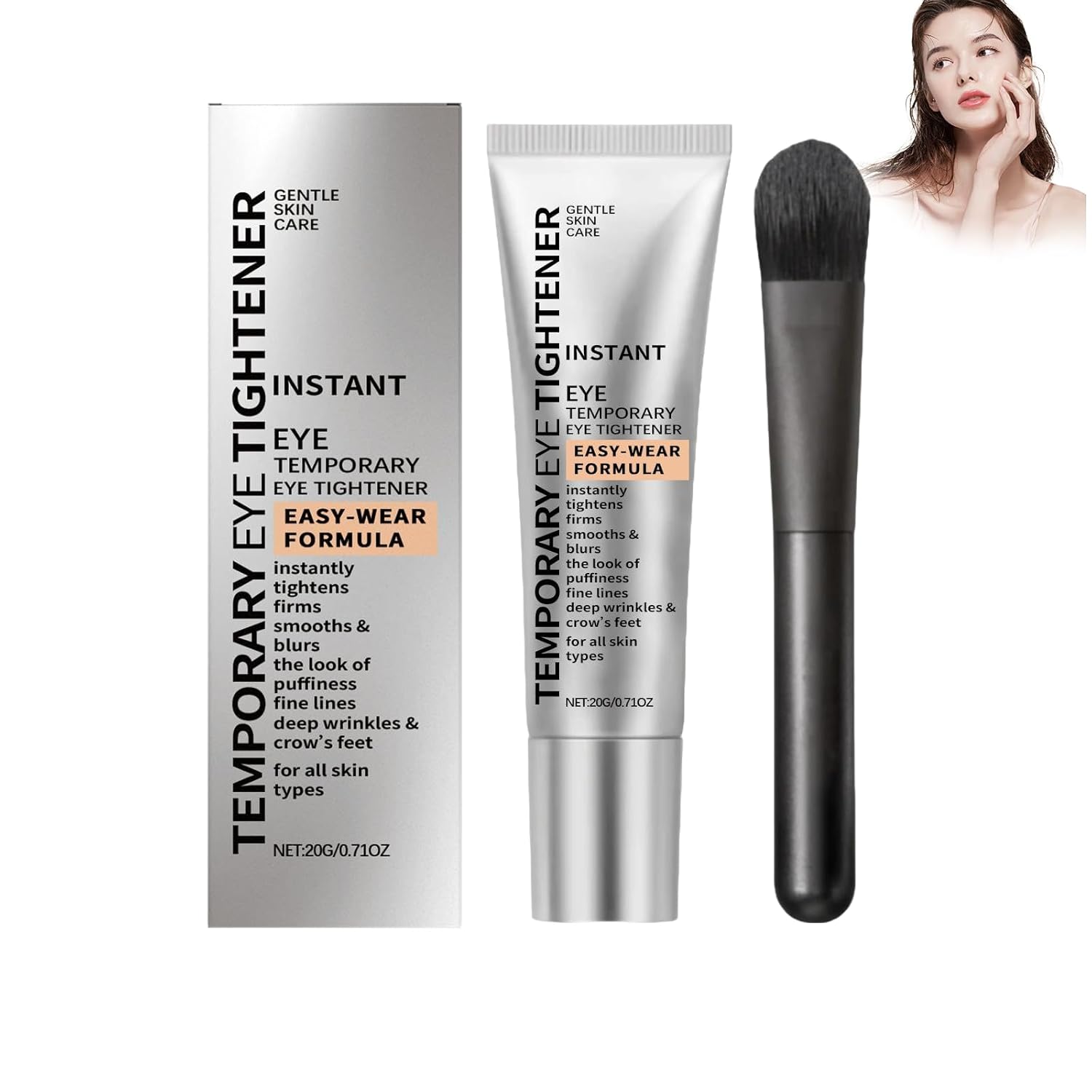 Eye Soothing Repair Moisturizer, Straffungscreme Augen Hydrating Eye Massage Cream For Daily Use Instant Tightening Eye Cream, Sofortige Und Temporäre Straffungscreme Für Die Augenpartie