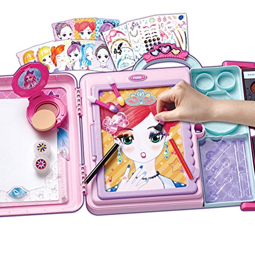 Livre de maquillage Juju avec schémas de visages pour tester vos fards