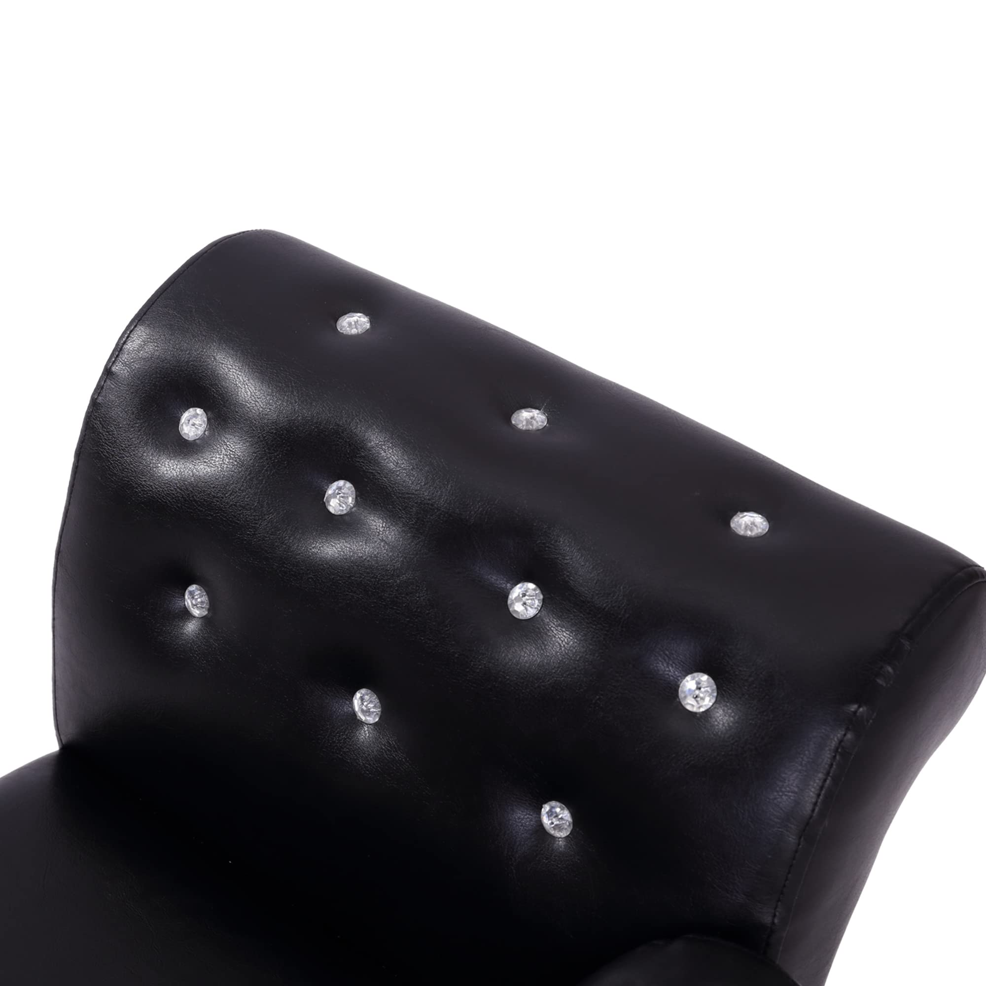 PawHut Divano Chaise Longue Ottomana per Animali, Nero, 82.5x45x41.5cm