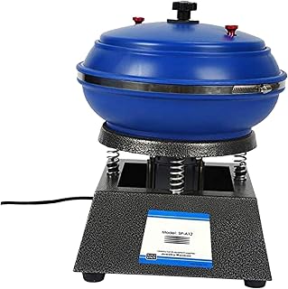 FytStycale Jewelry Polisher Jewelry Finisher Machine Powerful Supplies Electric Rock Tumbler Vibratory Polishing Machine, for Finishing