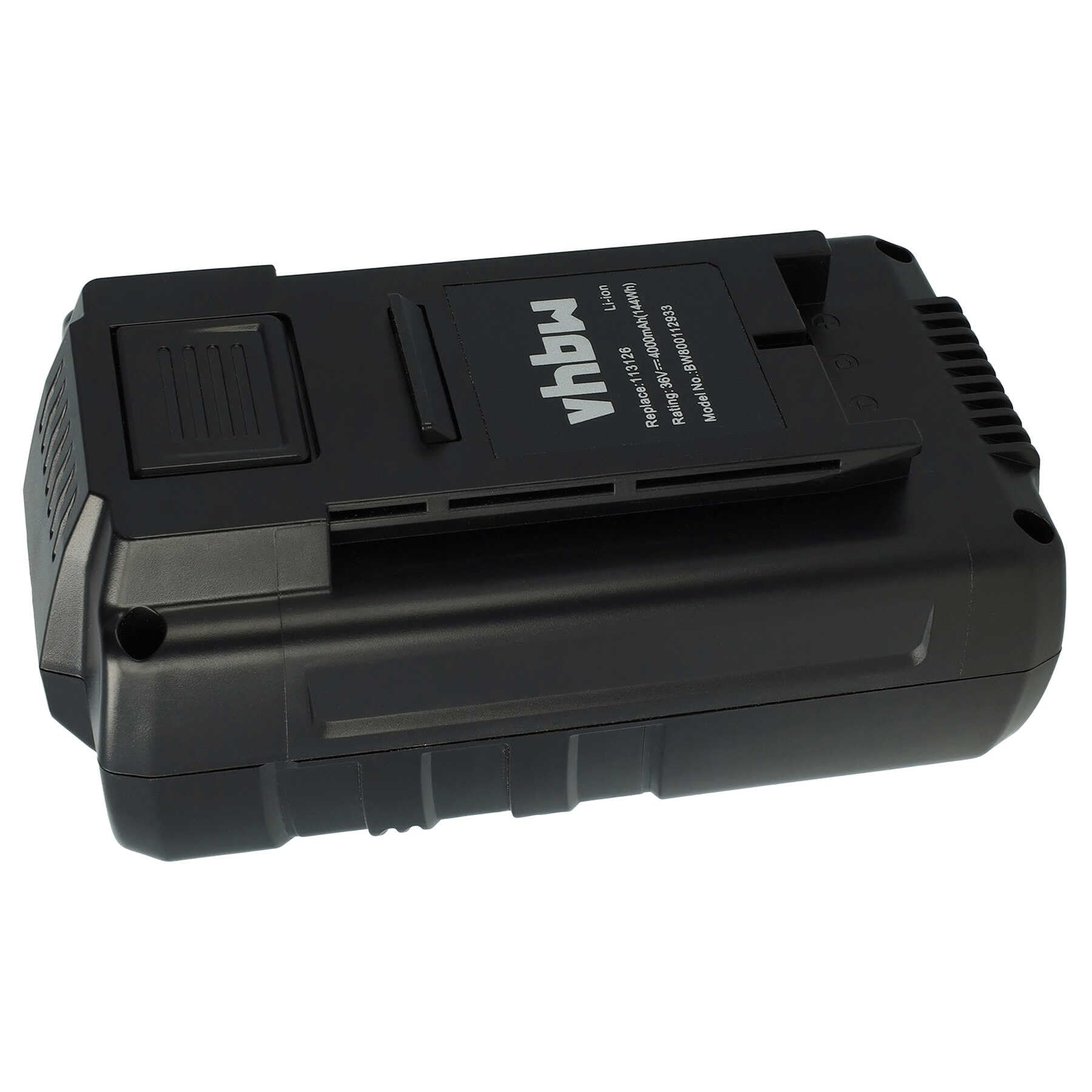 vhbw Akku Ersatz für AL-KO 113124, 113126, 113280, 9113280, B150, B200 für Rasenmäher Rasenroboter (4000mAh, 36V, Li-Ion)