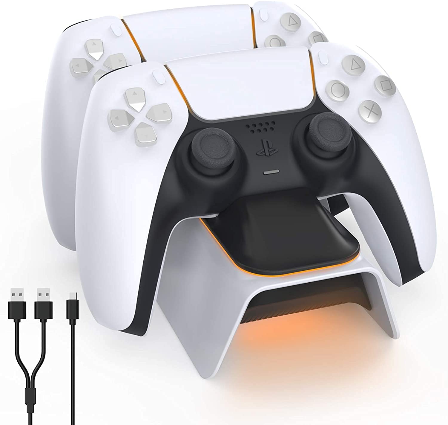PS5 Controller Charger, PS 5 Charging Station, PSS High Speed Fast Charging Dock,Docking Station for PS5 Controller (Dual Charging Dock) (B0BG23QRQF) Amazon Price History, Amazon Price Tracker