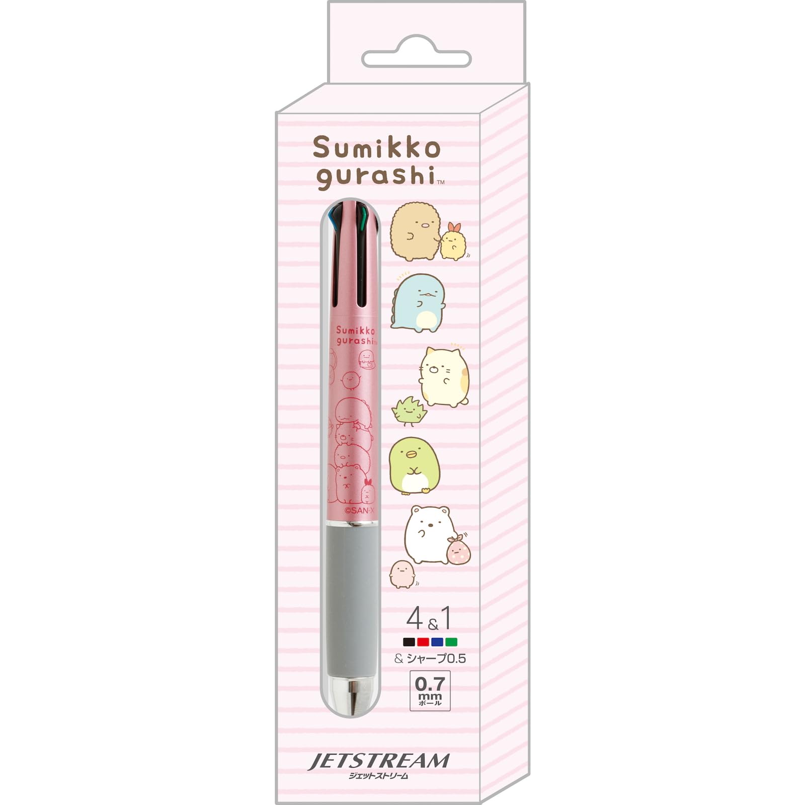 Sumikko Gurashi Jetstream 4&1 Multipen Pink 0.7mm San-X Uni Japan