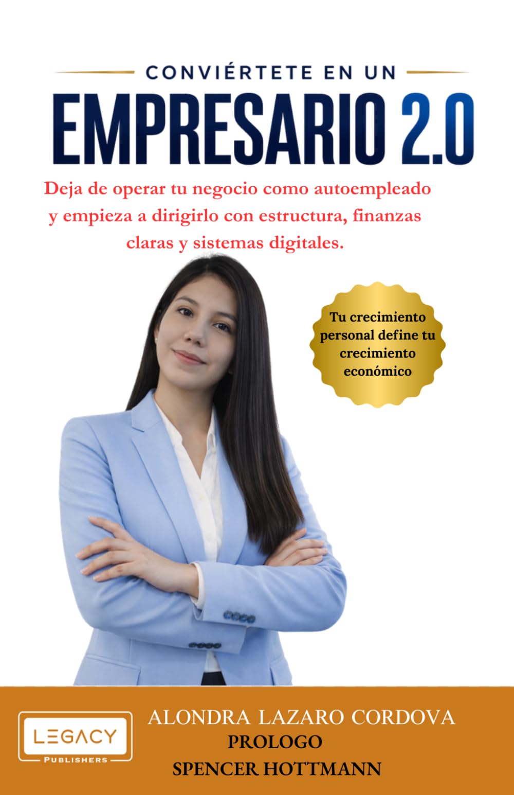 CONVIERTETE EN UN EMPRESARIO 2.0: Deja de operar tu negocio como autoempleado y empieza a dirigirlo con estructura, finanzas claras y sistemas digitales.