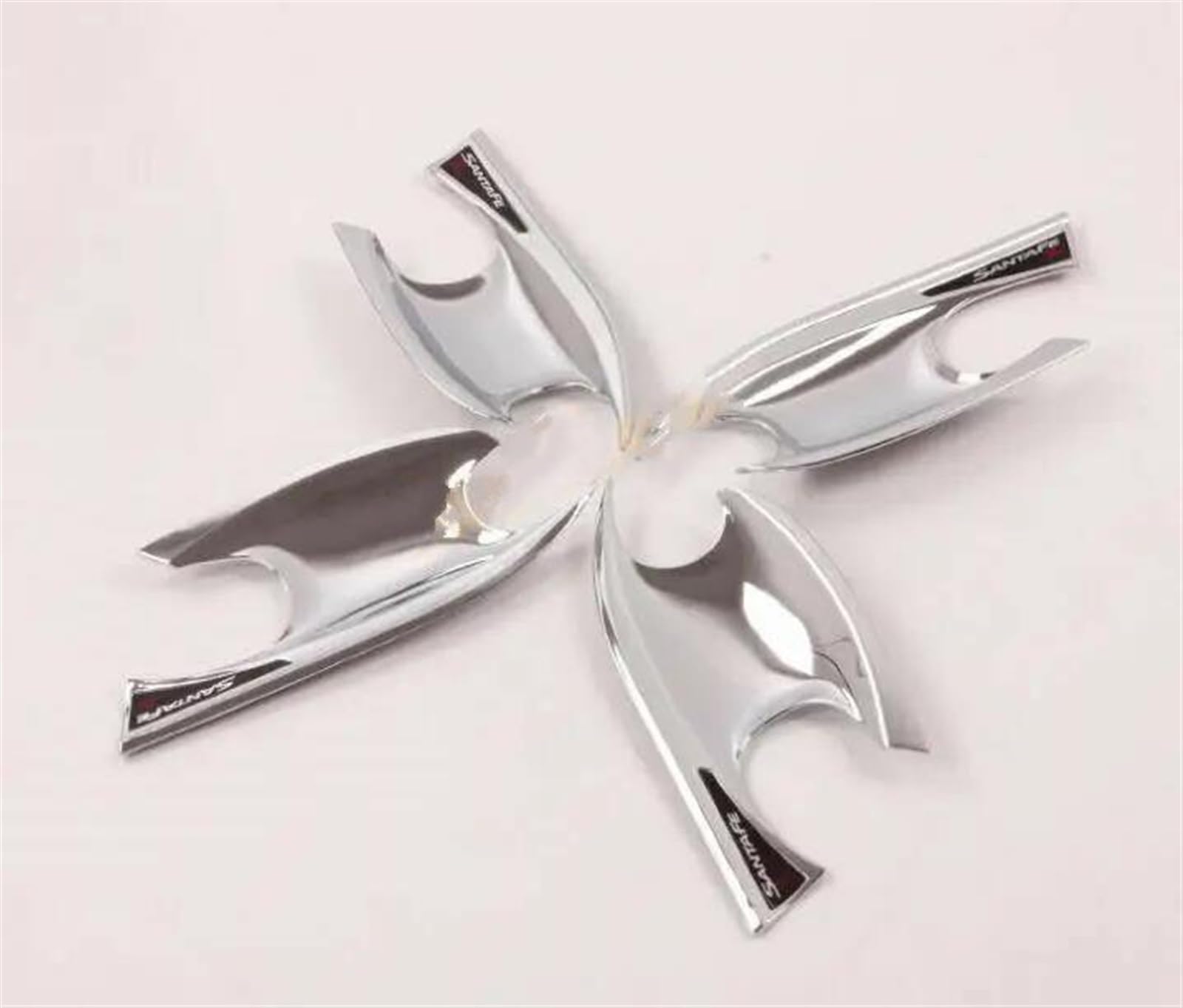 Slimes C Ar Styling Stickers For Hyundai For Santa Fe 2019-2021 Protective Over Door Handle Outer Bowls Trim Assecories Protection(C)