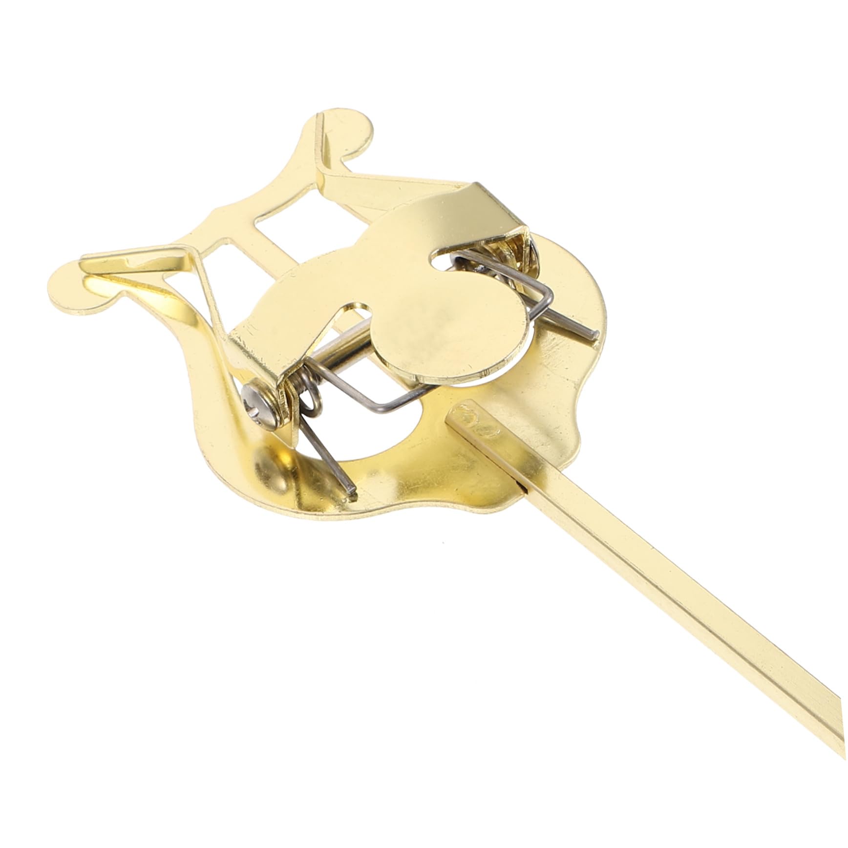 Levemolo Sheet Music Holder for Trumpet Metal Lyre Score Reading Clip Convenient for Musicians