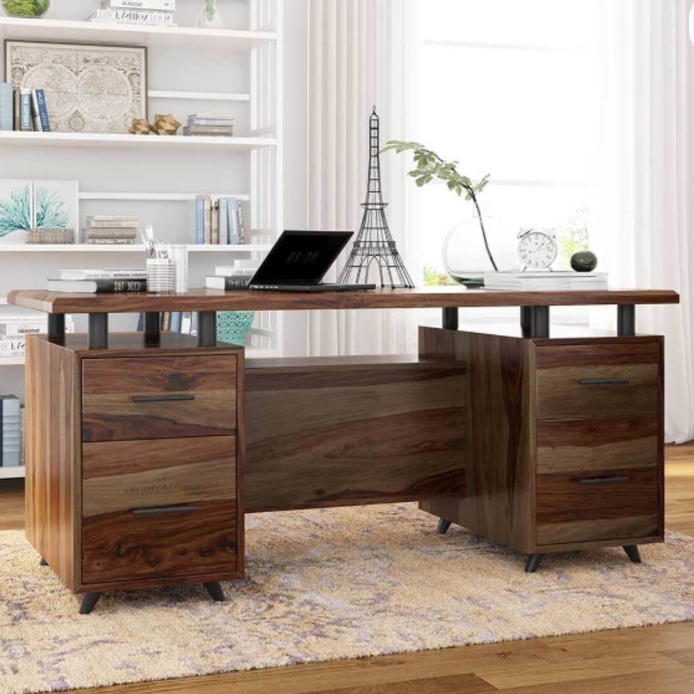 Buy Furnweave Study Desk Wooden Office Table Study Table for