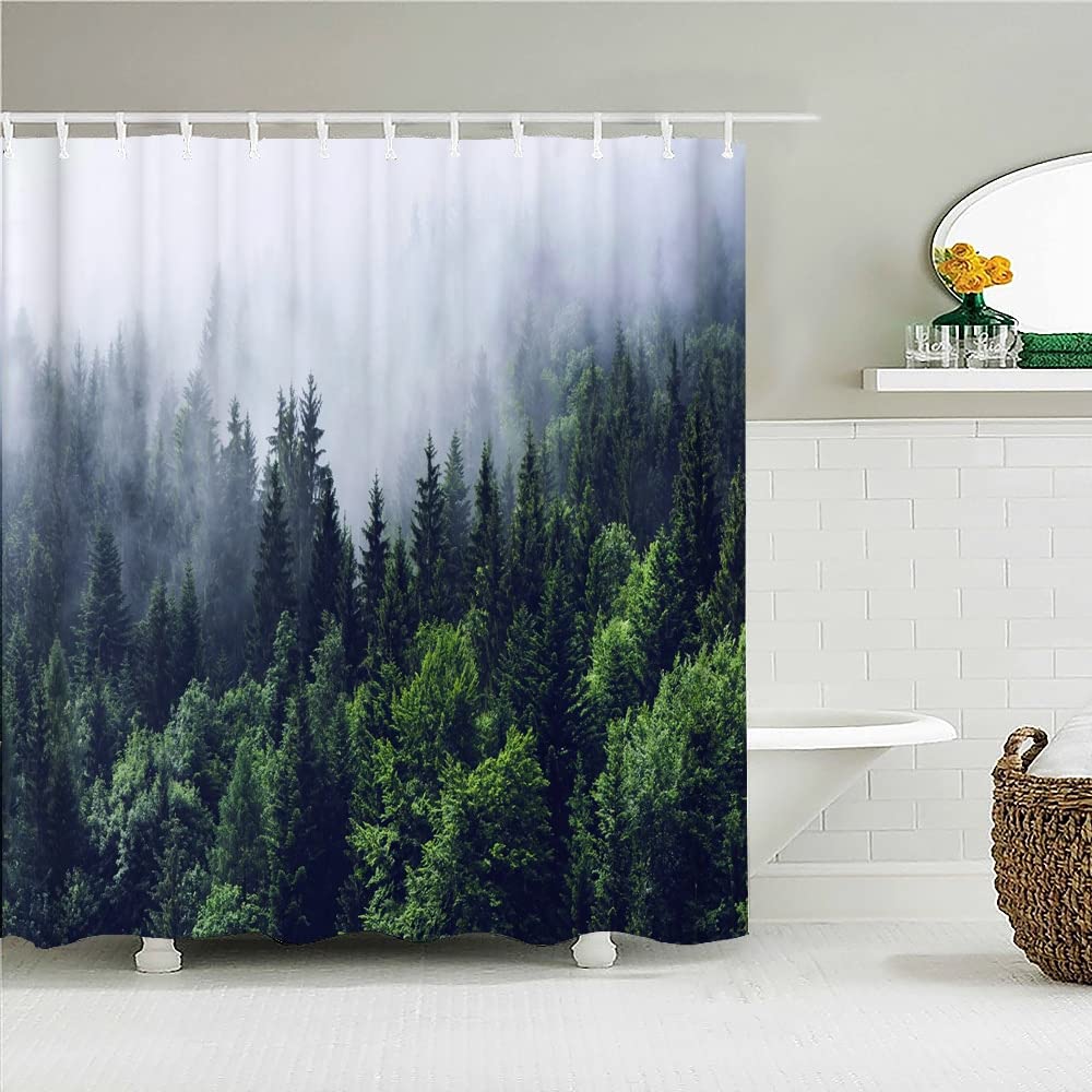 180 x 180 cm Fairy Forest douchegordijn magische fantasie