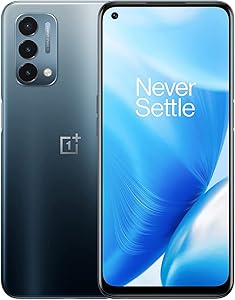 OnePlus Nord N200 5G Smartphones Desbloqueados | Pantalla Full HD+ LCD de 6.5 Pulgadas | Pantalla Suave de 90 Hz | Batería Grande de 5000 mAh | Carga rápida | Cámara Triple (4GB RAM+64GB ROM Azul)