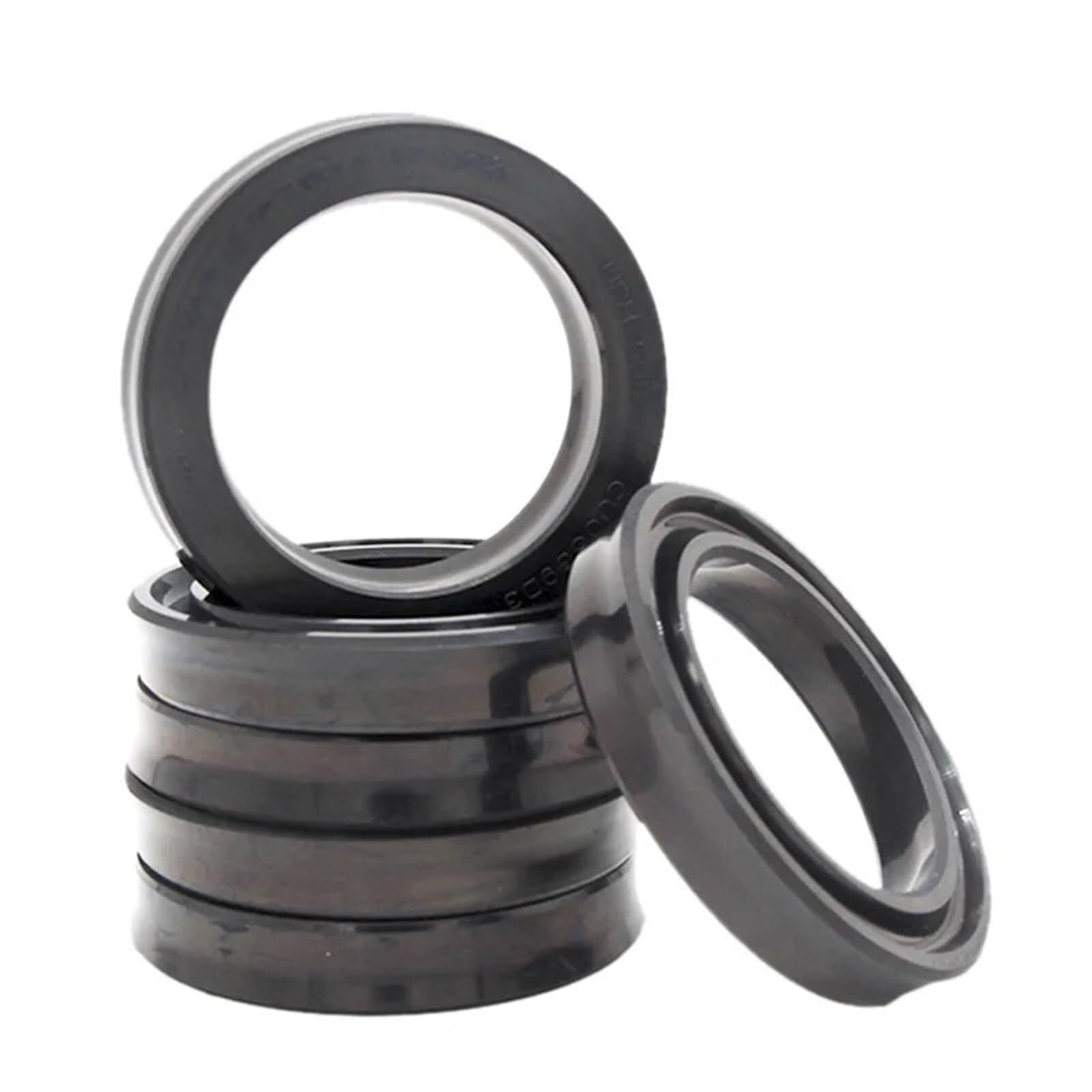 Kauczuk nitrylowy do wału łożyskowego, silników pomp olejowych, czarny, 5 szt., ID11,2-50 mm(12.5x20.5x5)