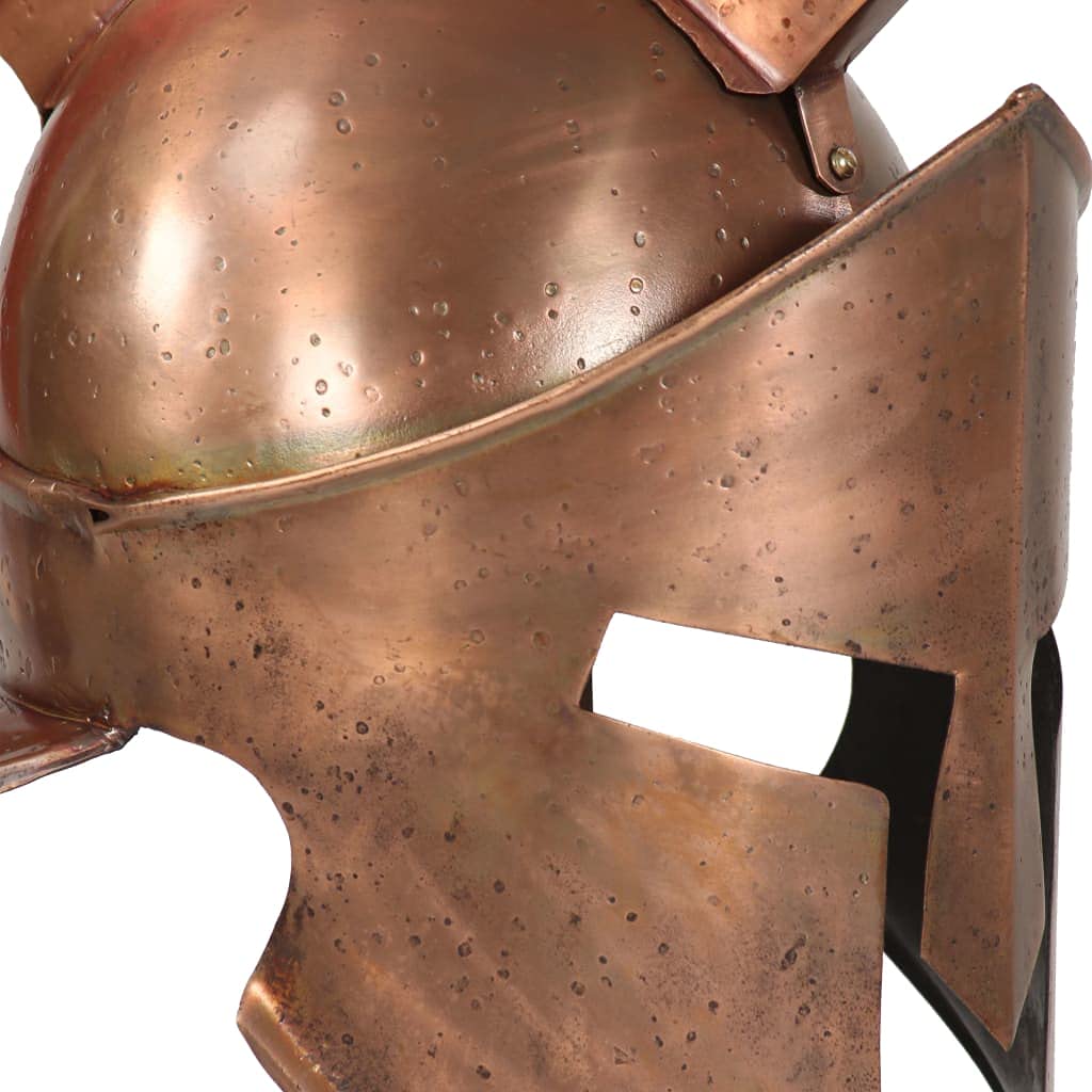 Genérico Réplica de Casco de Guerrero Griego rol en Vivo Acero Cobre,Arte y Ocio,Hobbies y Artes Creativas,Coleccionables,Armas coleccionables,Multicolor,2.45 kg,286228