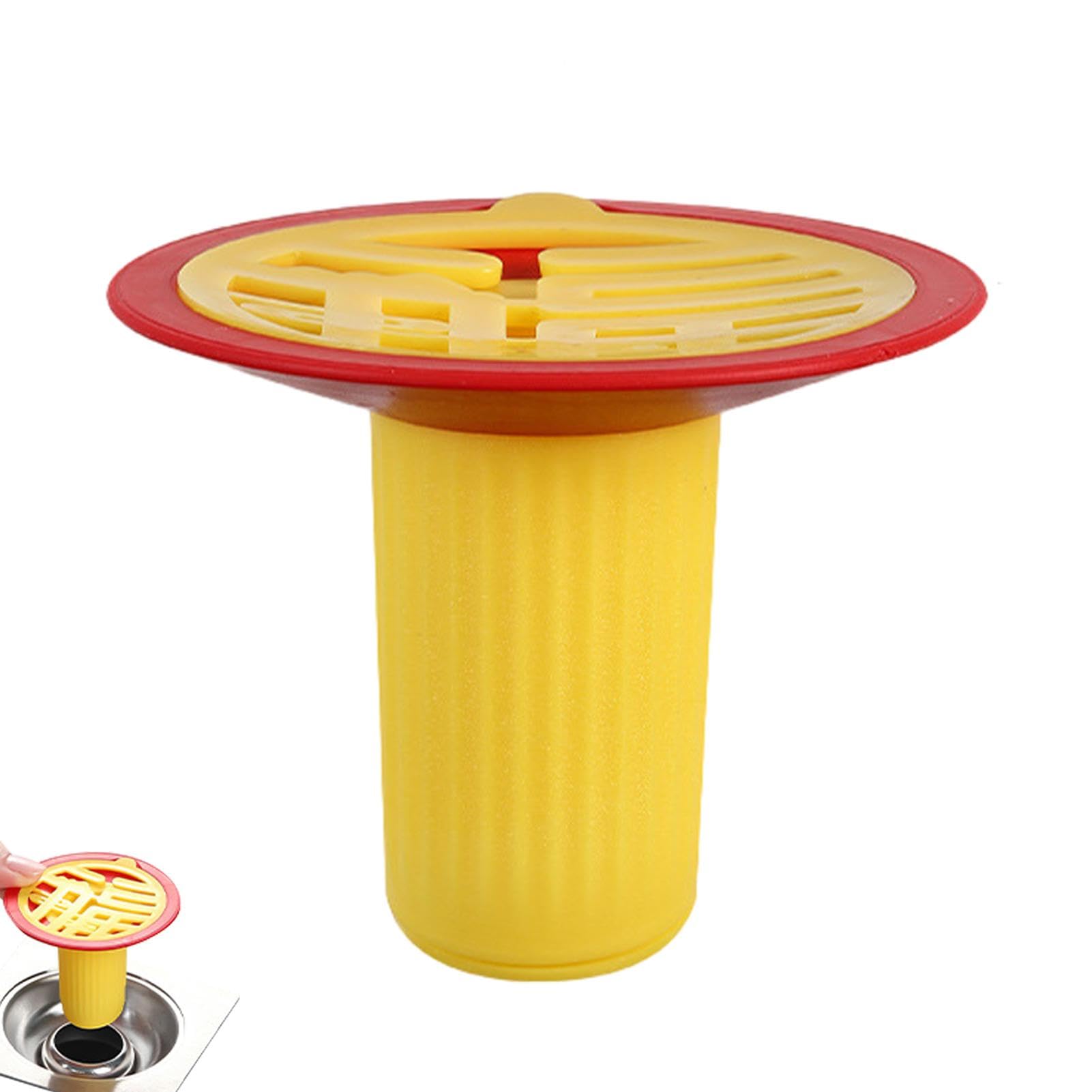 BavokonFloor Drain Stopper | Shower and Bathroom Floor Drain Strainers to Prevent Odors | Prevent Odors, Hair Catcher Stainer, Floor Drain Plug, Suitable for Shower and Toilet, Fit 7-29mm Diameter