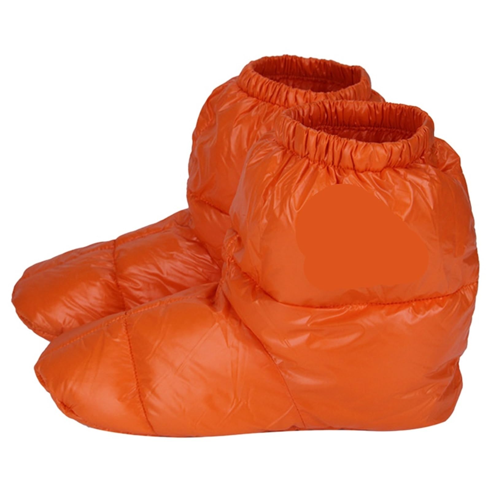 Daunenstiefel, warme Innen-Daunenhausschuhe, Fußwärmer, Damen und Herren, Nylon, for Aufwärmen, Bootie, Slipper, wasserdichte Stiefel for Camping für Damen und Herren