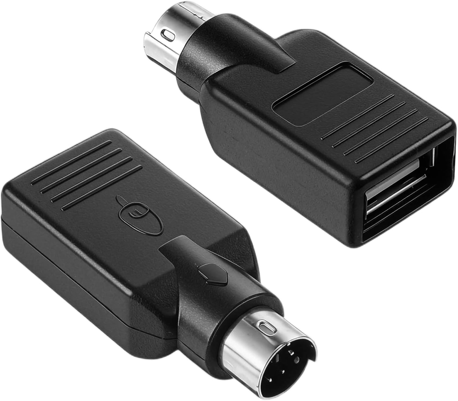 Amazon.com: USB to Ps2 Adapter, 2Pcs Black PS/2 Keyboard USB Female to ...
