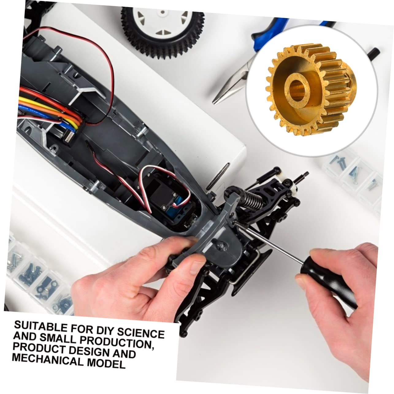 NAMOARLY Motor Gear Brushless Motor Gear Surface Treatment Dc Gear Motor Ac Gear Motor Worm Gear Motor Hydraulic Gear Motor Dc Motor Ac Pinion Gears Motor Pinion Gears Golden Metal