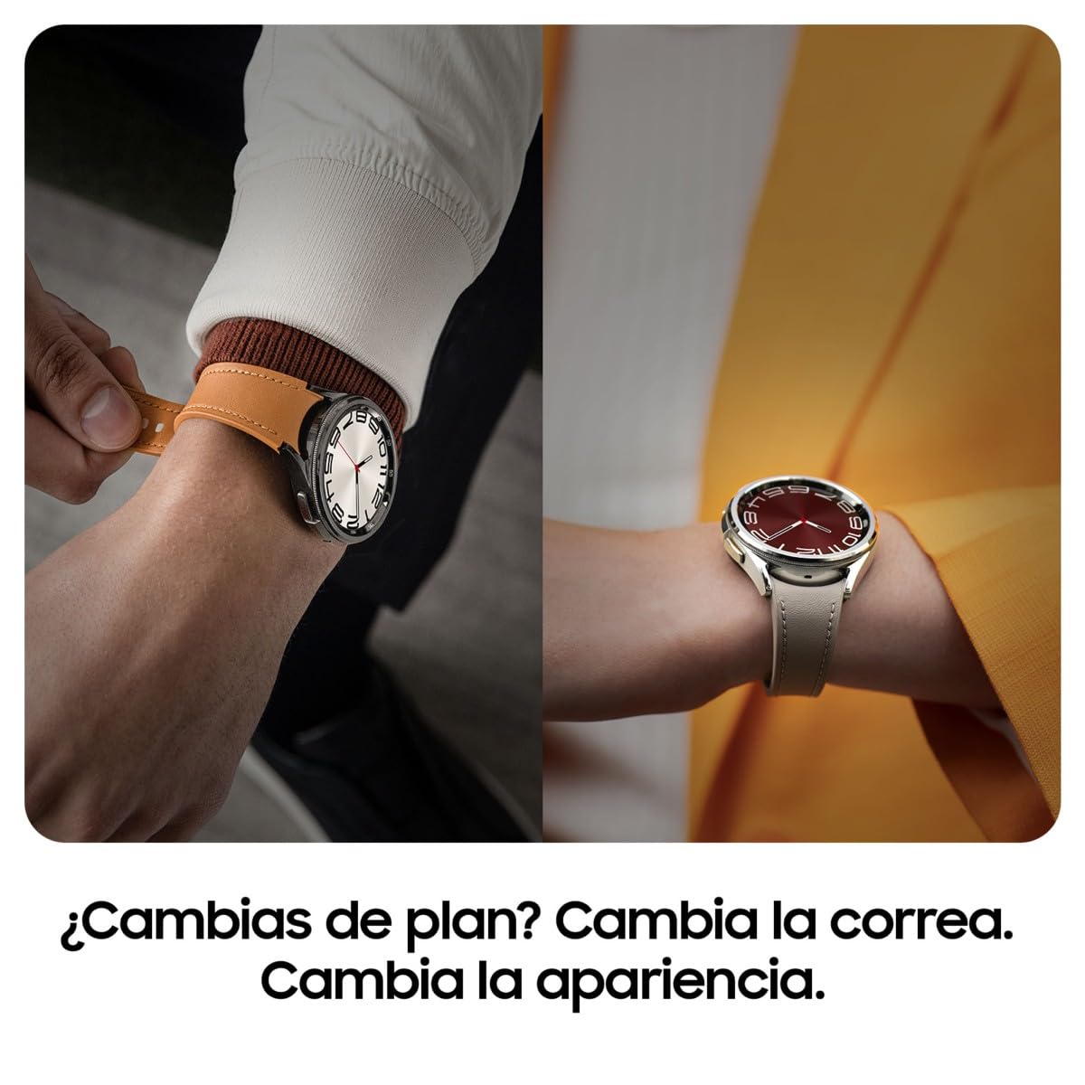 Samsung Galaxy Watch6 Classic 4G LTE, 43 mm + Correa de recambio - Smartwatch, Control de Salud, Seguimiento Deportivo, Batería de Carga Rápida, Plateado (Versión Española)