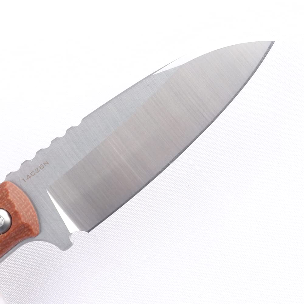 Generisch Festes Klingenmesser 14C28N Stahlklinge, Fiberflex Griff Jagdmesser, verwendet für Camping Jagdsurvival EDC Werkzeugmesser