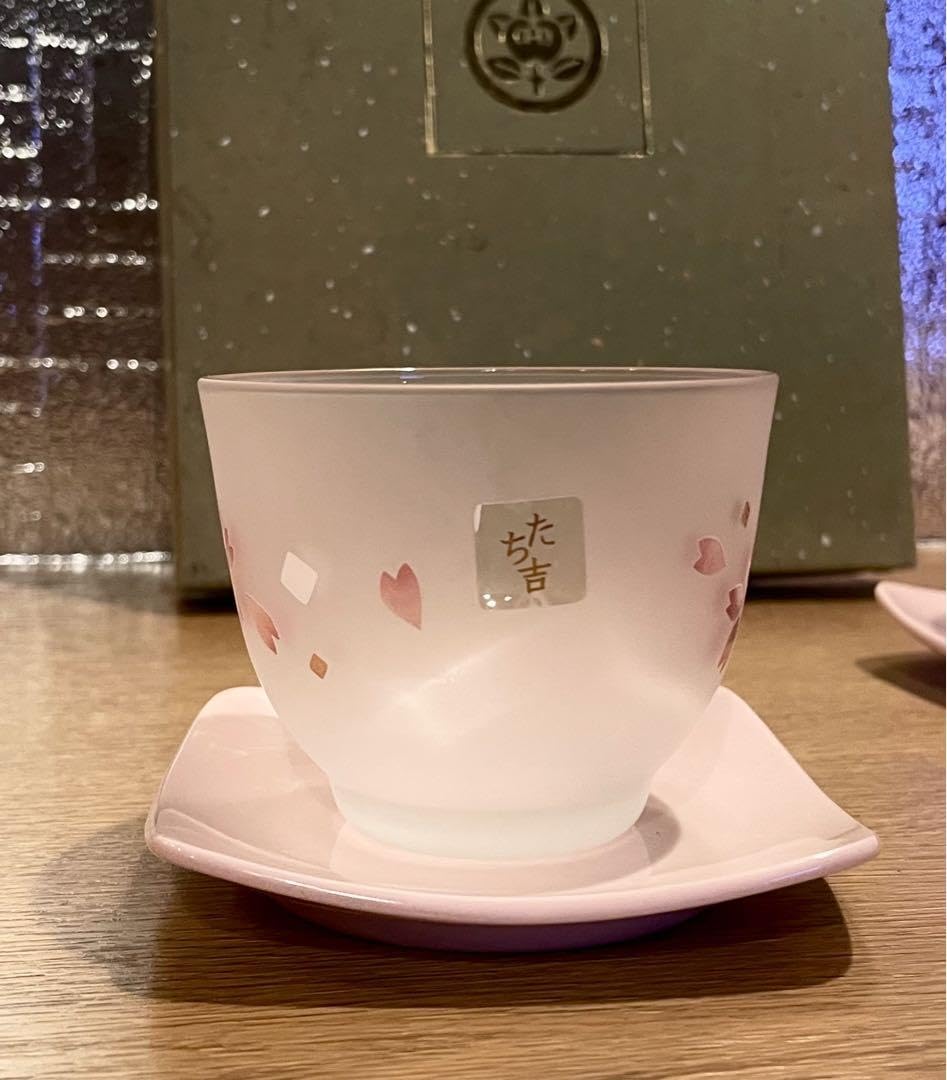 Amazon.co.jp: たち吉 冷茶グラスセット 桜 : ホーム＆キッチン
