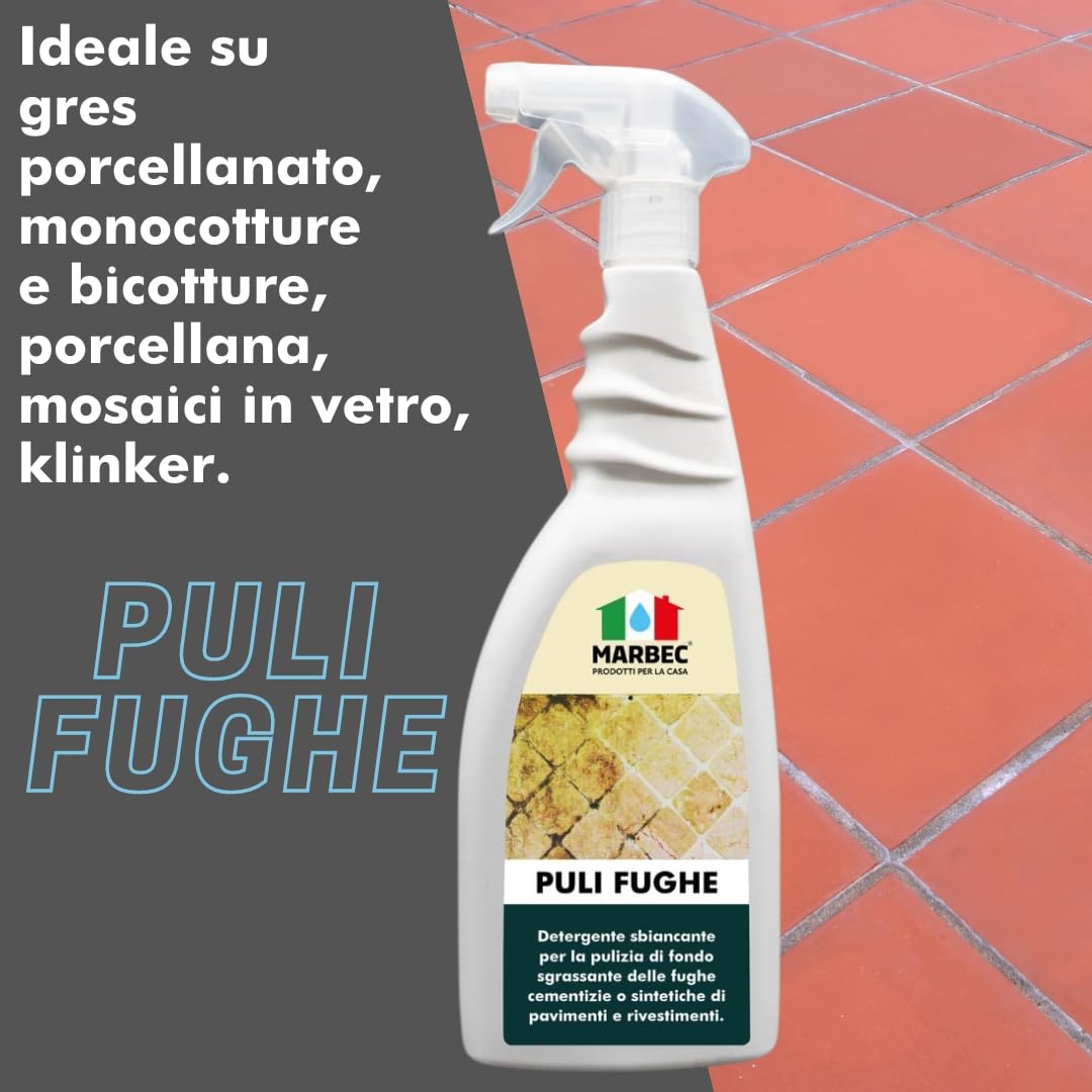 MARBEC PULI FUGHE 750ML Detergente smacchiatore per fughe