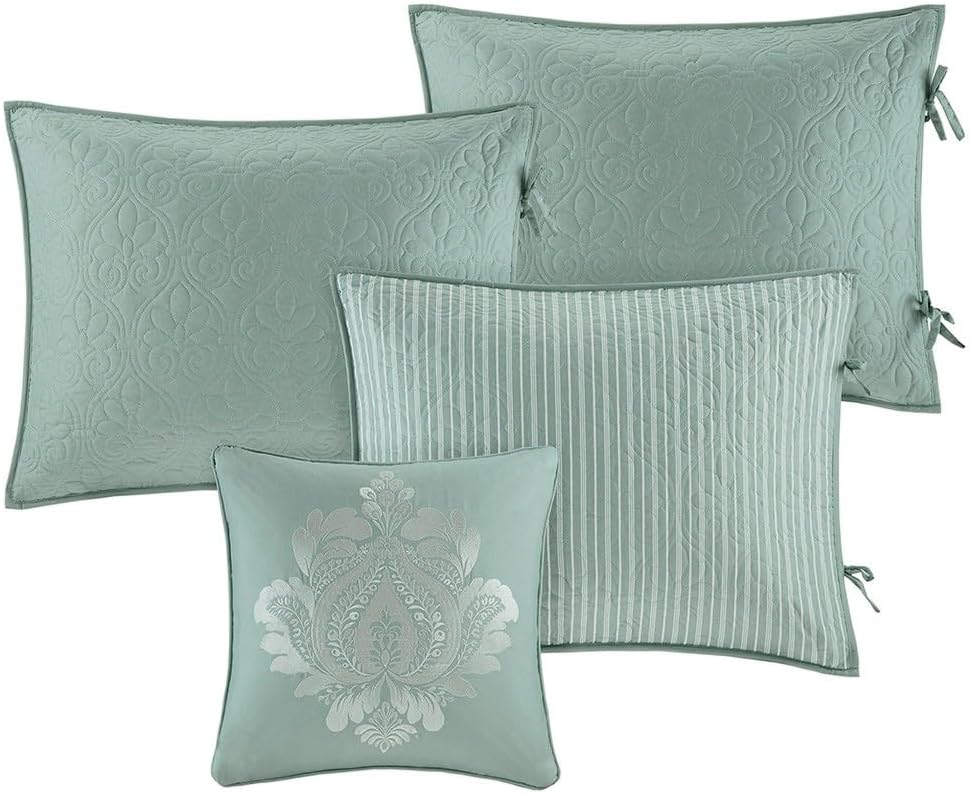 6 Pcs Reversible Daybed Cover Set Seafoam Daybed