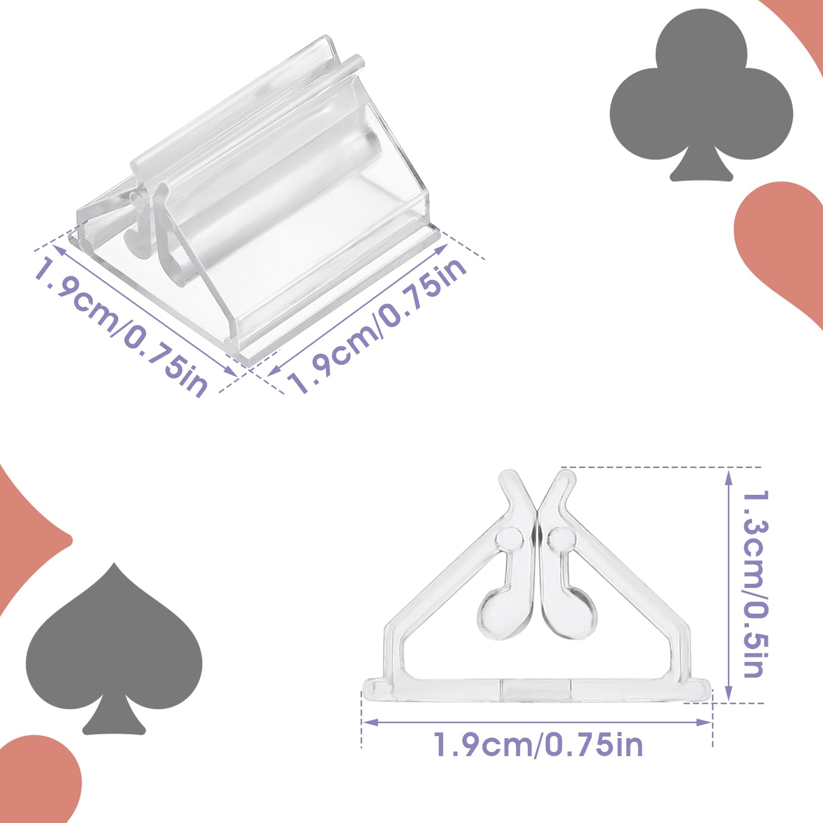 Tischkartenständer Aus Kunstharz Mit Krokodilklemme, 5 Stück – Transparent Mit Kugelsockel, 11,4 Cm Hoch | Ideal Für Hochzeit, Büro & Deko
